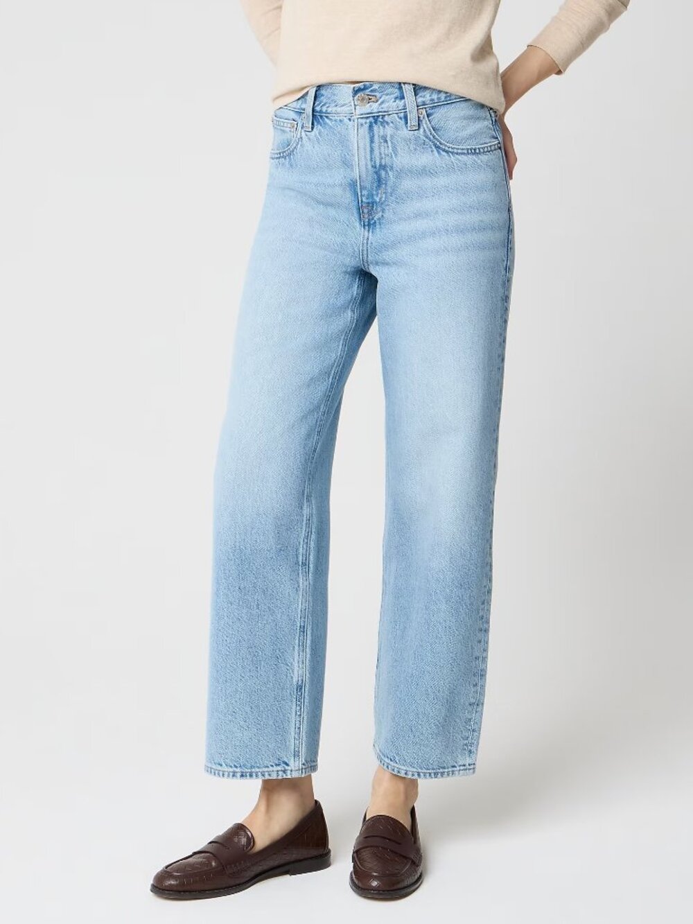 J. Crew Tall '90s Vintage Baggy Jean in Blue Alps Wash